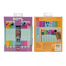 Flamastry LEGO® DOTS (6 szt.) z klockami do dekoracji