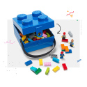 Lunchbox klocek LEGO® z rączką (Niebieski)