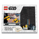 Notatnik LEGO® Star Wars™️ Podracer z zestawem klocków, płytką i długopisem