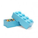 Pojemnik klocek LEGO® Brick 8 (Lazurowy)