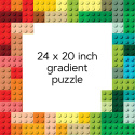 Puzzle LEGO® Rainbow Bricks (1000 elementów)