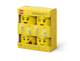 Zestaw 4 mini głów LEGO®