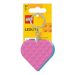 Brelok do kluczy z latarką LEGO® Serce