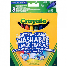 Długie zmywalne kredki świecowe Crayola® (8 szt.)