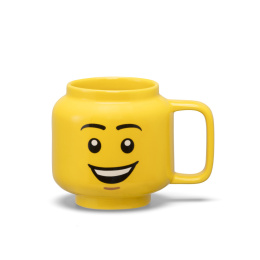 Kubek ceramiczny mała głowa LEGO® - Chłopiec (Z uśmiechem) - online