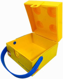 Lunchbox klocek LEGO® z rączką (Żółty)