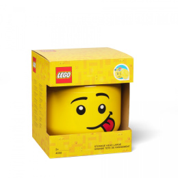 Pojemnik duża głowa LEGO® - Chłopiec (Głuptasek)