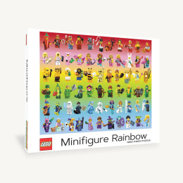 Puzzle LEGO® Minifigure Rainbow (1000 elementów)