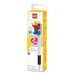Długopis żelowy LEGO® (Czarny) z Minifigurką