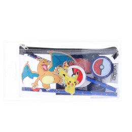 Piórnik Pokémon™ z wyposażeniem (ołówek (2 szt.), gumka, temperówka, notes)