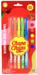 Żelowe długopisy zapachowe Chupa Chups® (5 szt.)