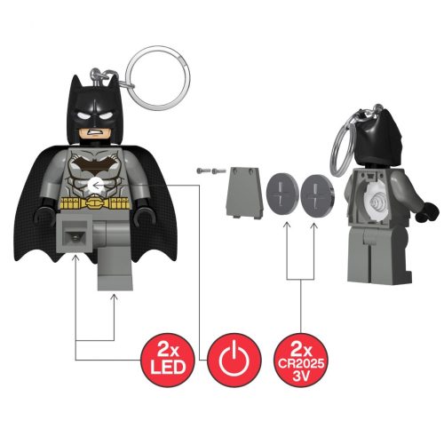 brelok LEGO DC Super Heroes Grey Batman