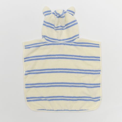 Dziecięcy ręcznik z kapturem Sid the Seagull Blue Stripe